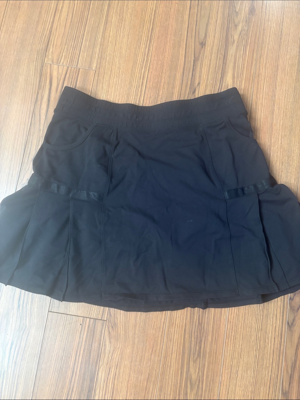 Women’s Black Active Skirt with Elastic Waist